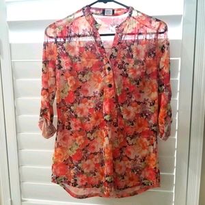Siren Lily Floral Top Med